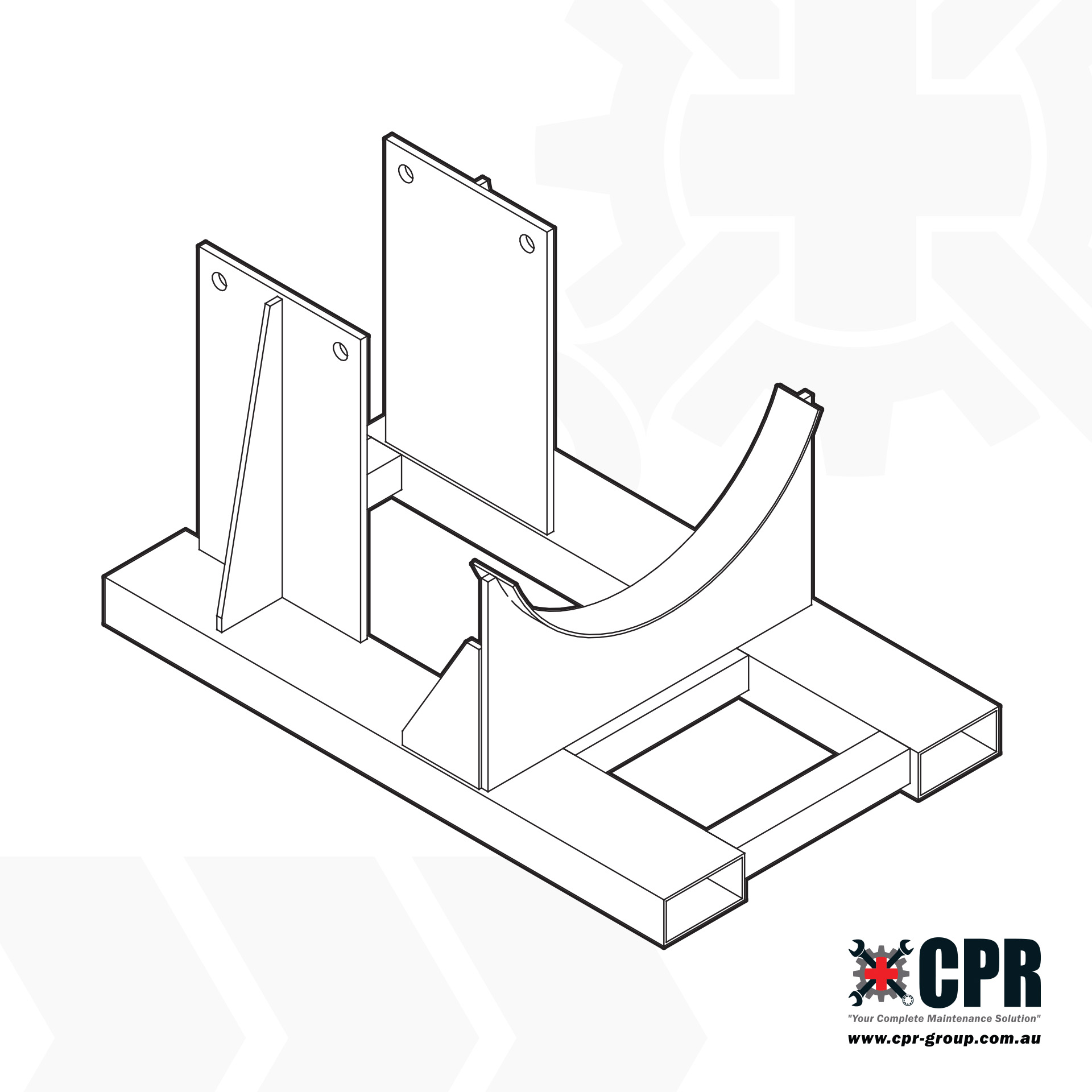 CPR-789-FWGC-CAT-789-Front-Wheel-Group-Cradle