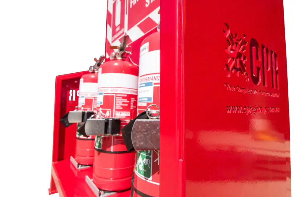 Hot Work Fire Extinguisher Station, detail